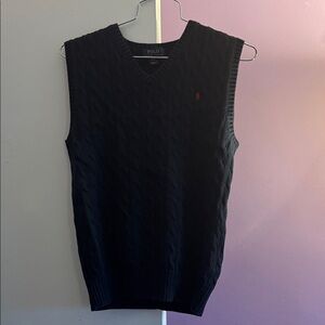 Polo by Ralph Lauren Blue V-Neck Sweater Vest